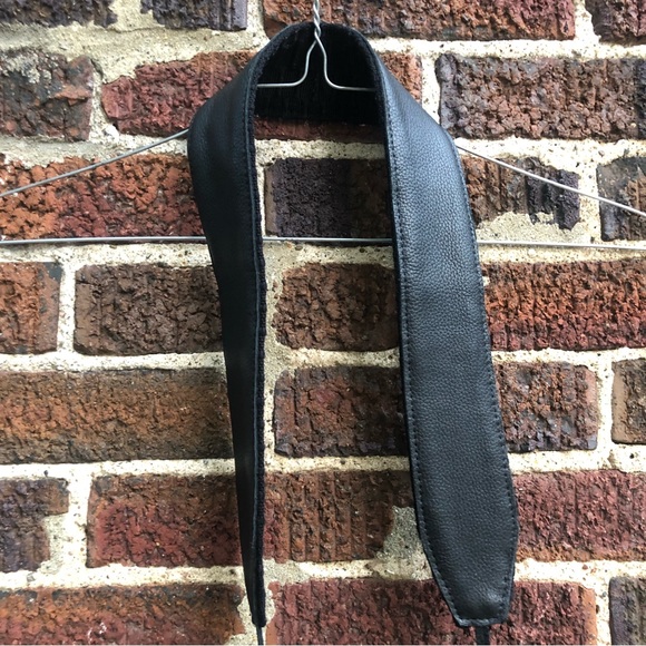 NWOT Reformation x Mercado Global Celeste Belt (leather, black) statement fringe - Picture 3 of 7